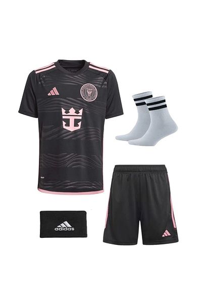 yenteks Tricou de fotbal pentru bărbați Lionel Messi - 4 seturi de șosete + brățară cadou