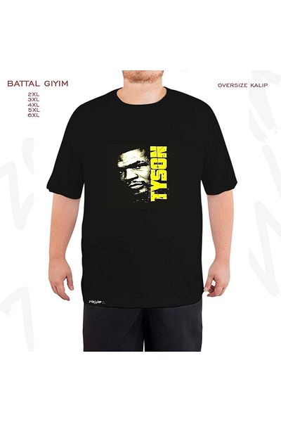 ZOKAWEAR Μπλουζάκι Mike Tyson Boxing Printed Μαύρο Oversize - King Fit