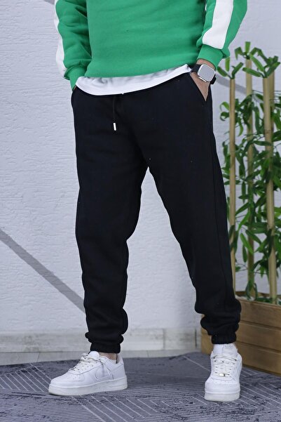 SURMARİ Men's 2 Thread Knitted Fabric Elastic Leg 3 Season Sweatpants