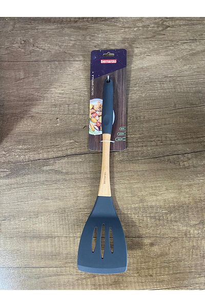 AHC LİFE Silicone Wood Spatula with Hole