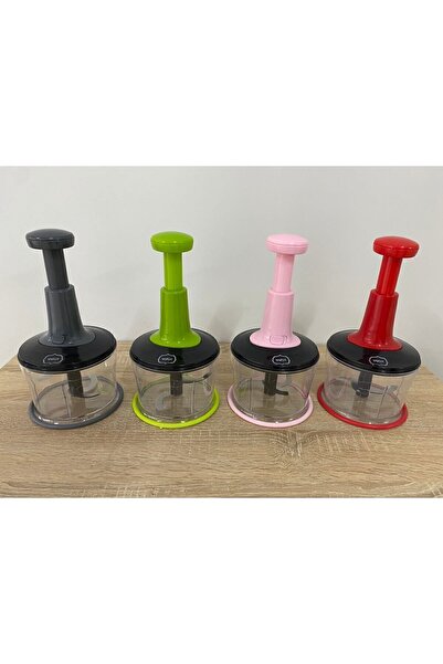 yakuthome Red Steel Blade Top Press Practical Chopper Hand Rondo