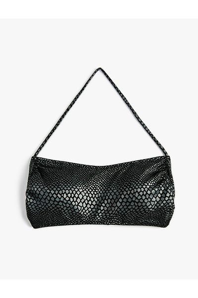 Koton Neckholder-Bikinioberteil mit Jacquardmuster