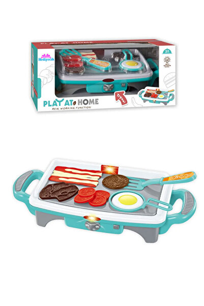 Vardem Blue Sound Light Toy Barbecue and Grill Set