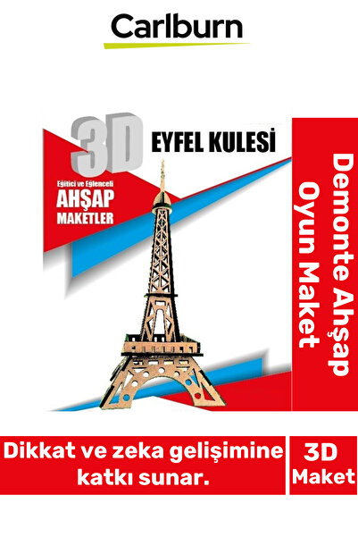 Carlburn 3 Boyut Eğitici Öğretici Zeka Geliştirici Boyanabilir Ebeveyn Çocuk ...