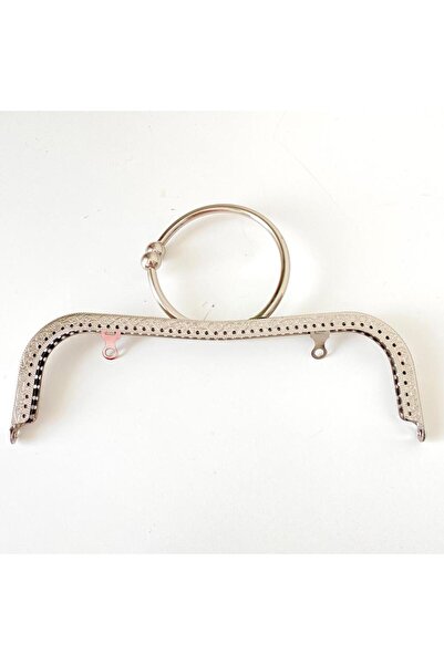 yumakça Çanta ve Cüzdan Klipsi Saplı Gümüş Renk 22 Cm Model C110