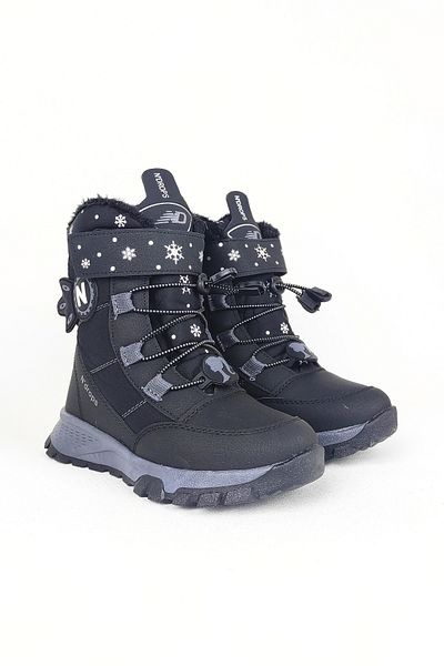 Zerenyus Γυναικείες μπότες χιονιού Winters24 Thermal Wool Velcro
