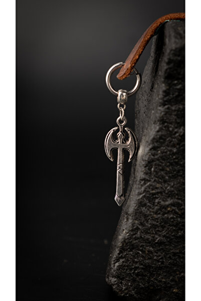 Piercing Market Steel & Silver أقراط نموذجية من الفأس المتدلي من الفولاذ للرجال لا تشوه الصدأ