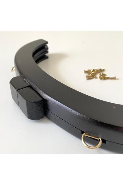 yumakça Çanta Bursu Oval Slim Siyah 20 Cm