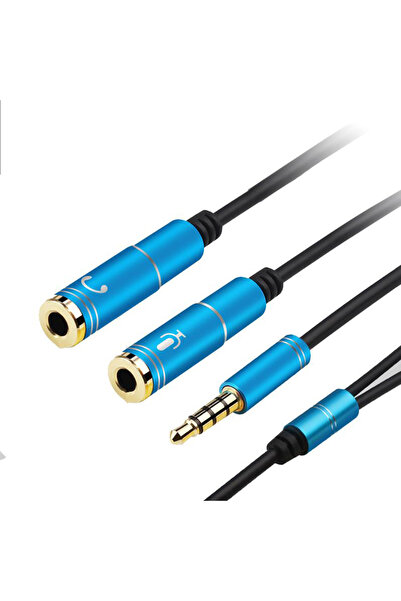 Monte Lua 3.5 Mm Stereo Kulaklık + Hoparlör Çoklayıcı Kablo