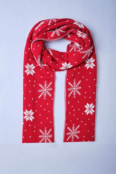Sebir Moda Christmas Themed Knitwear Scarf