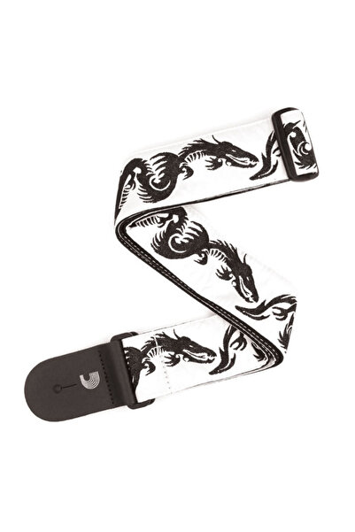 Planetwawes PLANETWAVES T20W1500 CUREA PENTRU CHITARĂ DOKUWAN DRAGON TATTOO Curea pentru chitară țesută, artă cu tatuaj cu dragon