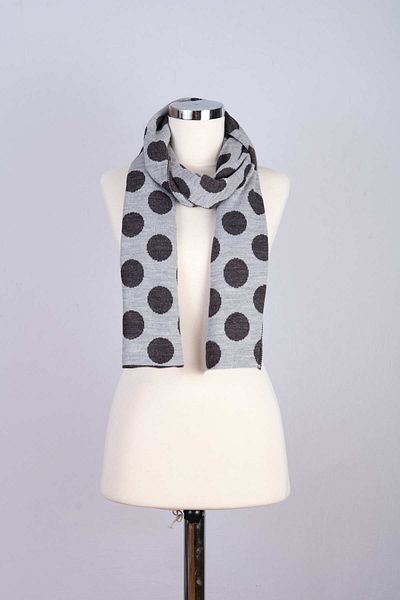 Sebir Moda Polka Dot Patterned Knitwear Scarf
