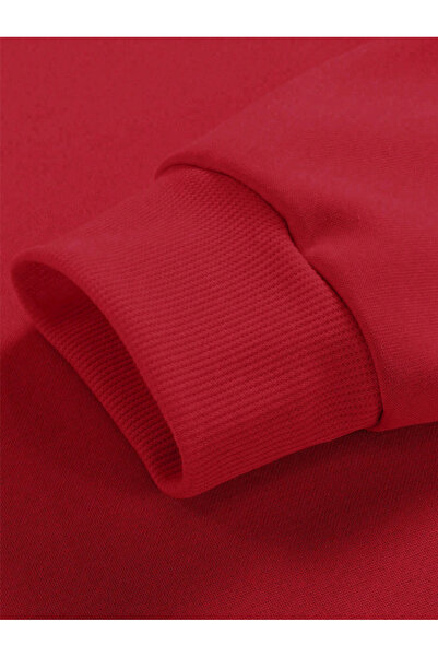 Revasser Unisex Kadın/Erkek Detaylı Milano Özel Baskılı Renkli Oversize Bisiklet Yaka Pamuklu Sweatshirt