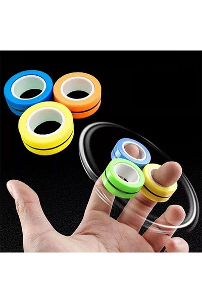Reflect Your Style Fidget Cube Magnetic Stress Ring - Magnetic Ring - Hand Gesture Toy - Gift Interesting Product