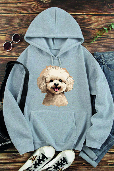 Korefanzin ΚΩΔΙΚΟΣ TREND KOREFANZIN CUTE POODLE ΕΚΠΤΩΜΕΝΟ ΦΟΥΤΕΡ ΜΕ κουκούλα