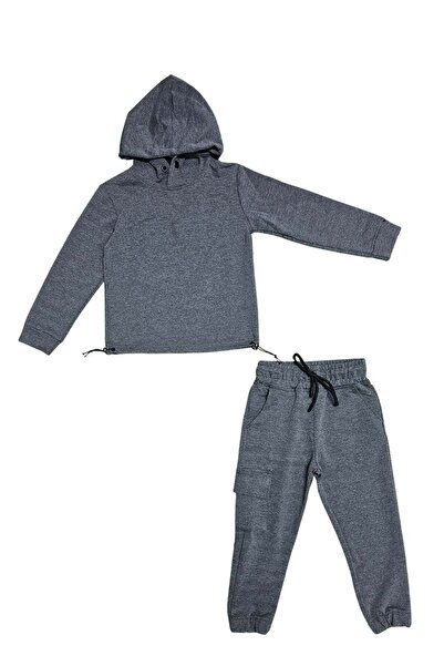 Mnk Baby&Kids Devojčička trenerka sa kapuljačom - Elastični detalj u struku, ...