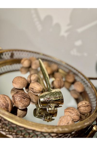 Handmade Solid Brass Walnut Cracker