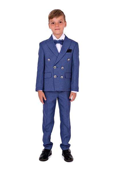 Mnk Baby&Kids Costum Montero Băiat Dublu - Croi Italiană MNK5689 ALBASTRU