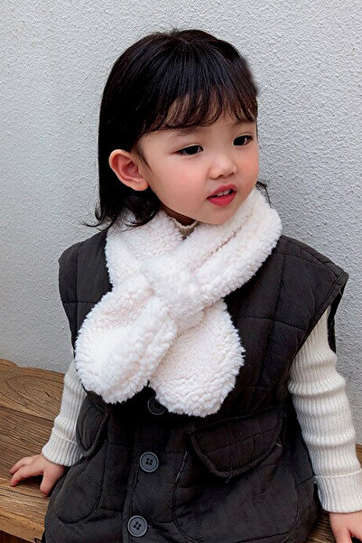 Nurnivus Foulard  3-6 YAŞ Çocuk Peluş Kaşkol Boyunluk Atkı Wesoft  Rüzgar Geç...