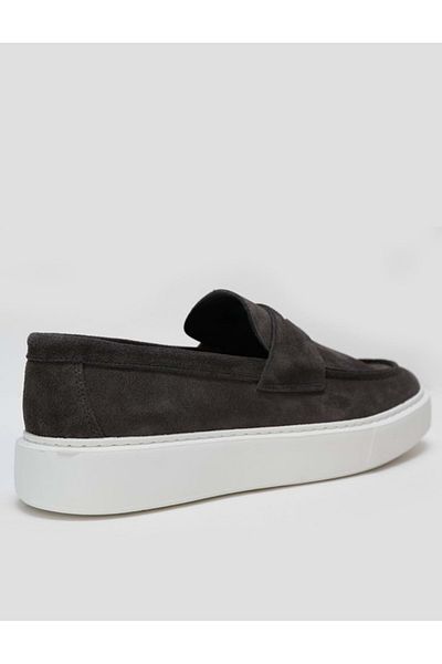 Lufian 111230232   Alex Sneaker Ανδρικά Δερμάτινα Casual Classic Παπούτσια Γκρι