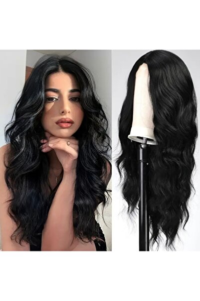 favorim peruk Yeni sezon siyah dalgalı vip peruk