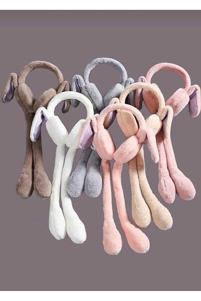 PileaD Plush Animated Rabbit Earmuff