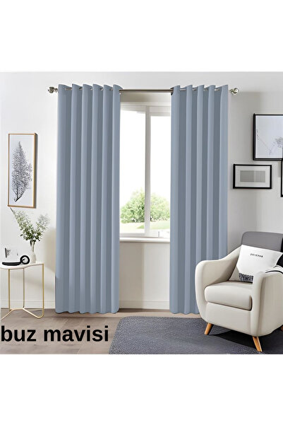 MebelPort Curtain Cortina opace cu ochiuri de fixare în formă de aripă simplă