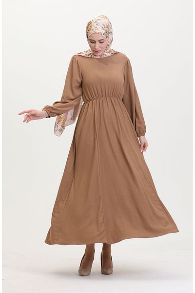 sefamerve Φόρεμα Mink Pocket - Μοντέλο 1099-06
