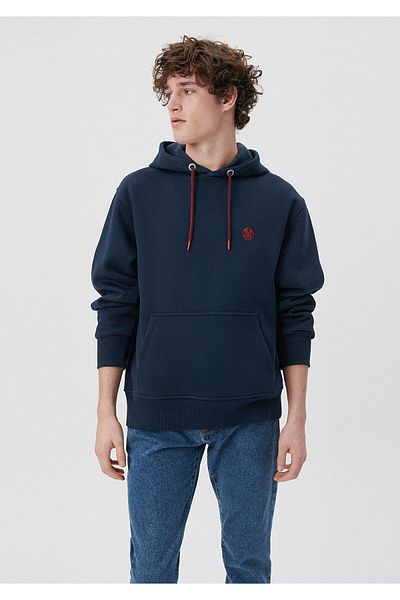 Mavi Φούτερ με λογότυπο με κουκούλα Navy Blue 065809-29743