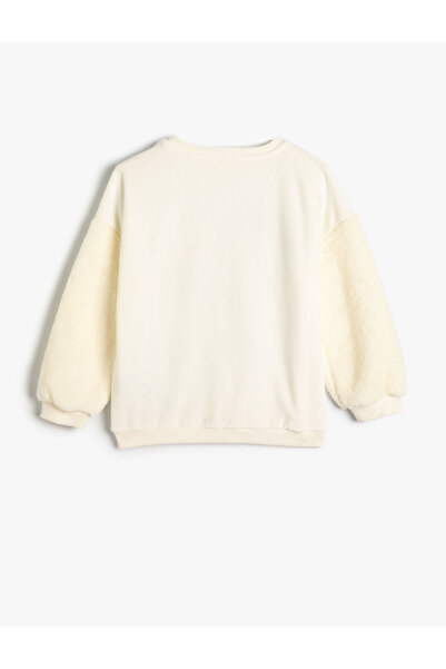 Koton Φούτερ με Πρωτοχρονιάτικο θέμα Παγιέτες Βαμβακερές με παγιέτες