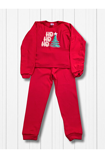 YusGos Printed Boys' New Year Family Pajamas Set