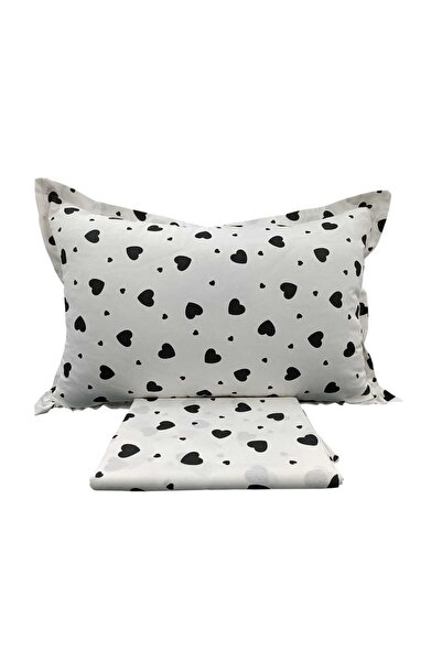 Hayal çeyiz Heart Patterned Single Flat Sheet Set