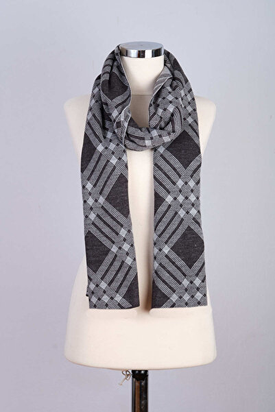 Sebir Moda Καρό Πλεκτό Φουλάρι