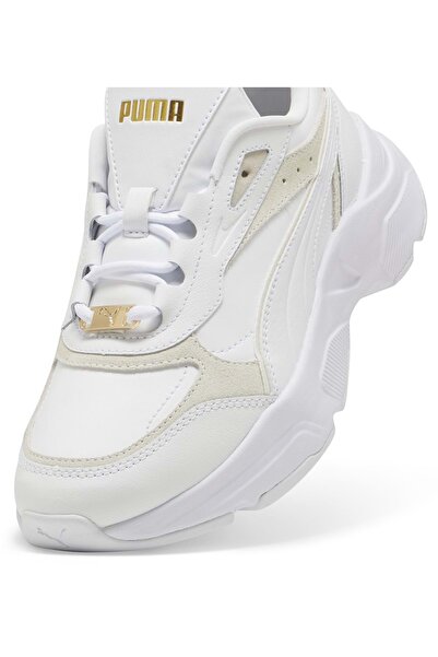 Puma Cassia Lux 389223-01 Women's Sports Shoes White