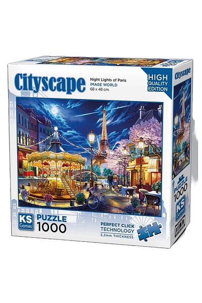 TOYFEST لغز ألعاب ليلية لأضواء باريس 1000 قطعة 20795