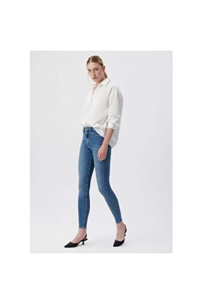 Mavi M100980-82194-22k Serenayid Brushed Gold Shape Kadın Super Skinny Jean P...