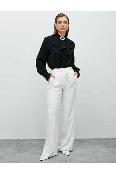 Koton Flounce Shirt Long Sleeve