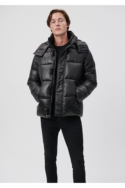 Mavi Hooded Black Puffer Jacket 0110203-71379