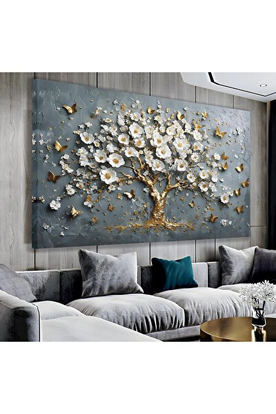 EMYA HOME Pastel Çiçekler Kanvas Tablo