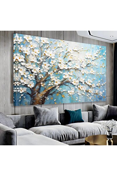 EMYA HOME Pictură pe pânză cu flori pastelate