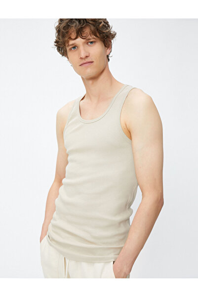 Koton Basic Sleeveless T-Shirt Halter Neck