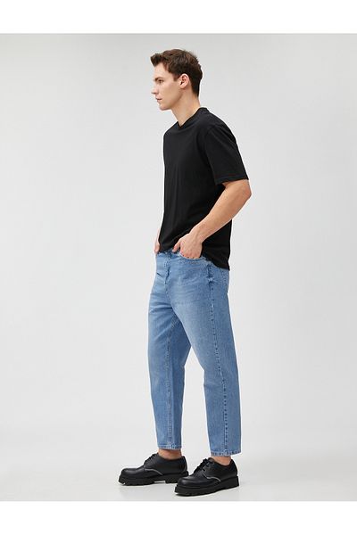 Koton Weite Denim-Hose mit lockerer Passform – Steve Jean