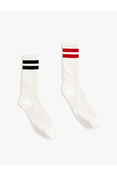 Koton Tennis Socks 2 Pack Multicolored