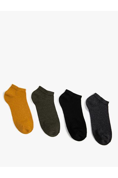 Koton Set of 4 Booties Socks Multicolored
