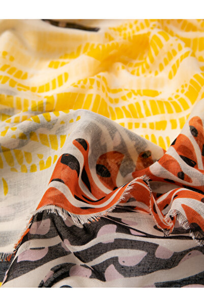 Koton Şal Çok Renkli Baskılı 95x195 cm