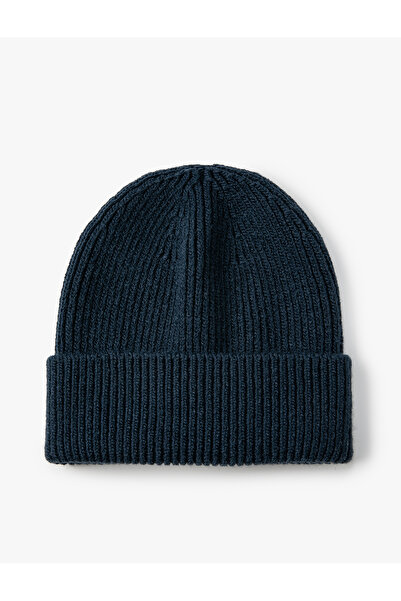 Koton Basic Örgü Bere Katlama Detaylı