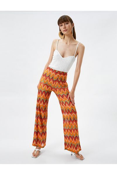 Koton X Şahika Ercümen – Hose mit hoher Taille und weitem Bein