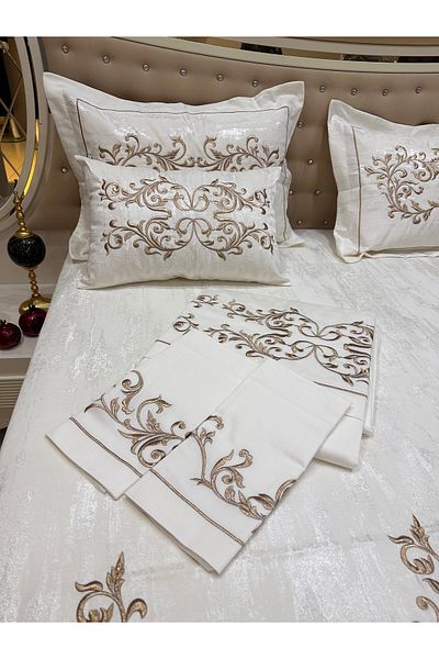 incisecrethome Maraş İşi̇ Si̇m Sirma Beddeck Set