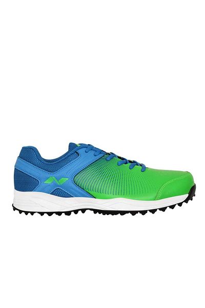 Nivia Men's Field-1 Cricket Shoes | Blue/green | Mesh Pvc | For Boys And Men | 7 Uk, 8 Us, 41 Eu