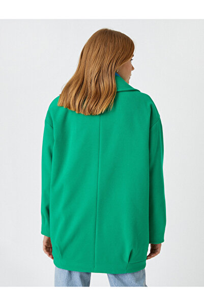 Koton Katlı Yaka Cepli Kaban